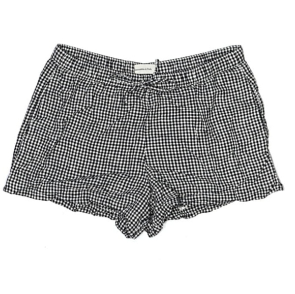 Abercrombie gingham shorts Medium regular - Picture 1 of 4